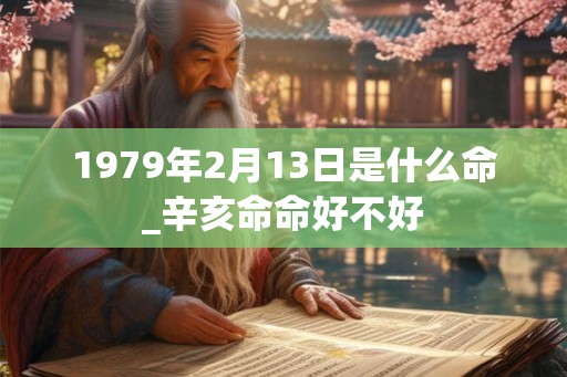 1979年2月13日是什么命_辛亥命命好不好