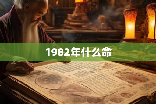 1982年什么命
