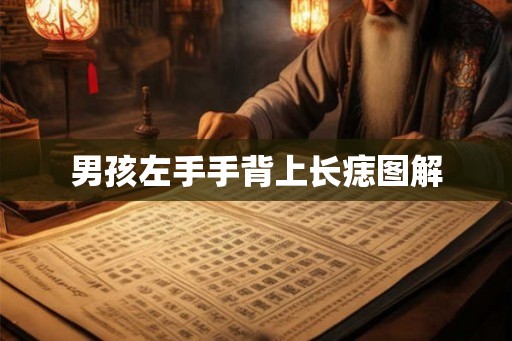 男孩左手手背上长痣图解