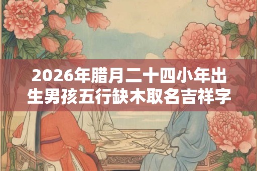 2026年腊月二十四小年出生男孩五行缺木取名吉祥字！