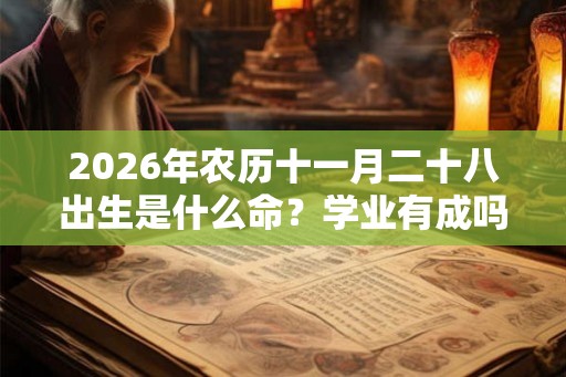 2026年农历十一月二十八出生是什么命？学业有成吗？