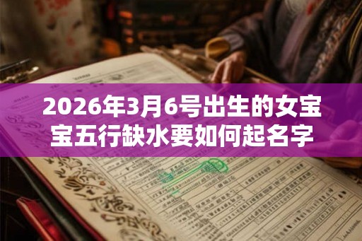 2026年3月6号出生的女宝宝五行缺水要如何起名字