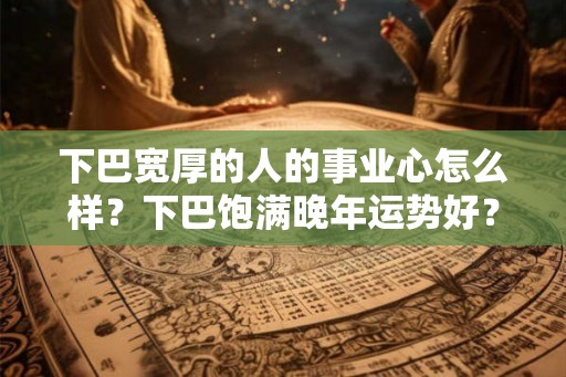 下巴宽厚的人的事业心怎么样？下巴饱满晚年运势好？
