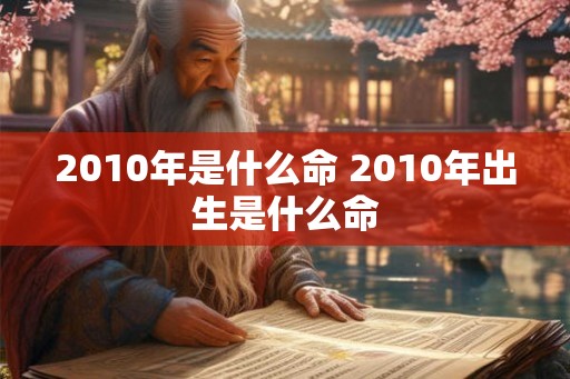 2010年是什么命 2010年出生是什么命
