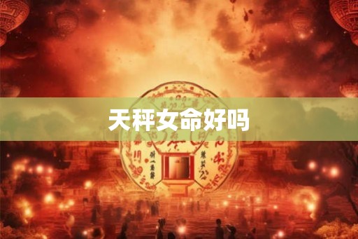 天秤女命好吗 天秤女命好吗