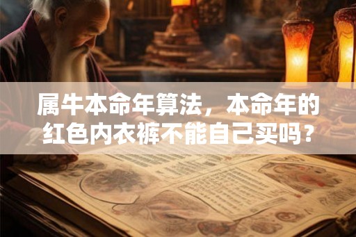 属牛本命年算法，本命年的红色内衣裤不能自己买吗？