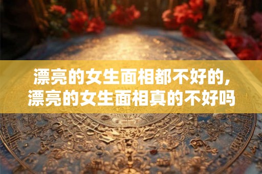 漂亮的女生面相都不好的,漂亮的女生面相真的不好吗？