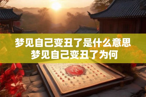 梦见自己变丑了是什么意思 梦见自己变丑了为何