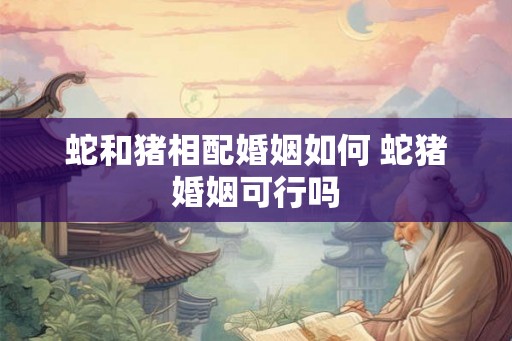 蛇和猪相配婚姻如何 蛇猪婚姻可行吗