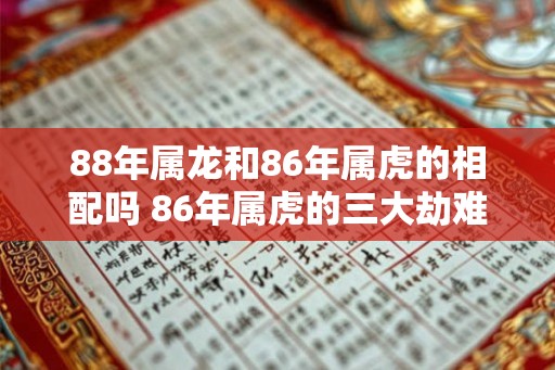 88年属龙和86年属虎的相配吗 86年属虎的三大劫难
