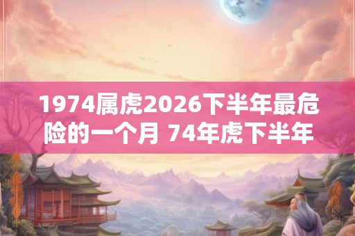 1974属虎2026下半年最危险的一个月 74年虎下半年几月运气最差