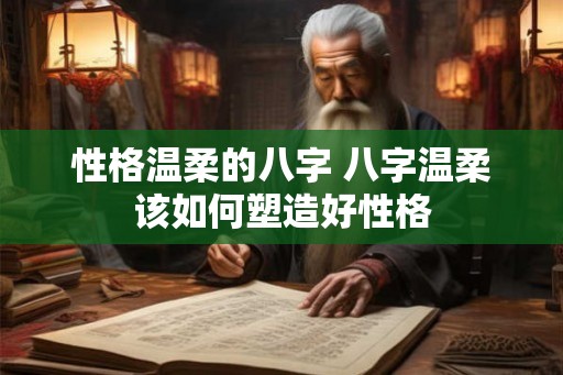 性格温柔的八字 八字温柔该如何塑造好性格