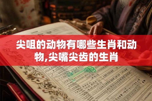 尖咀的动物有哪些生肖和动物,尖嘴尖齿的生肖