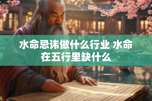 水命忌讳做什么行业 水命在五行里缺什么