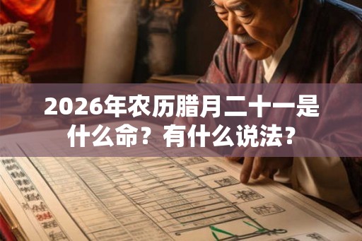 2026年农历腊月二十一是什么命？有什么说法？