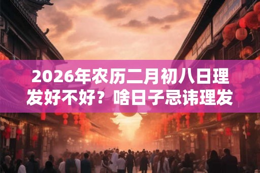 2026年农历二月初八日理发好不好？啥日子忌讳理发