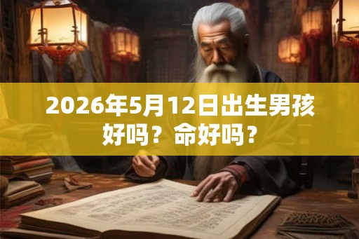 2026年5月12日出生男孩好吗？命好吗？