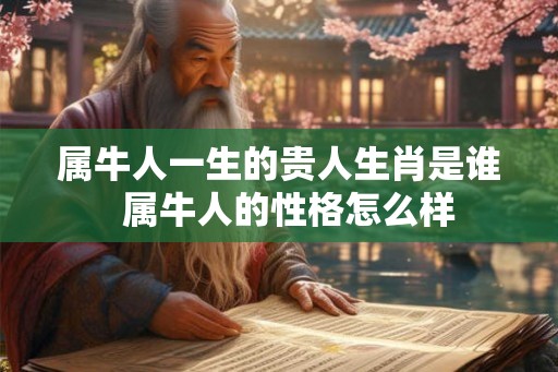 属牛人一生的贵人生肖是谁  属牛人的性格怎么样