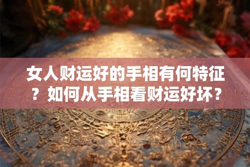 女人财运好的手相有何特征？如何从手相看财运好坏？