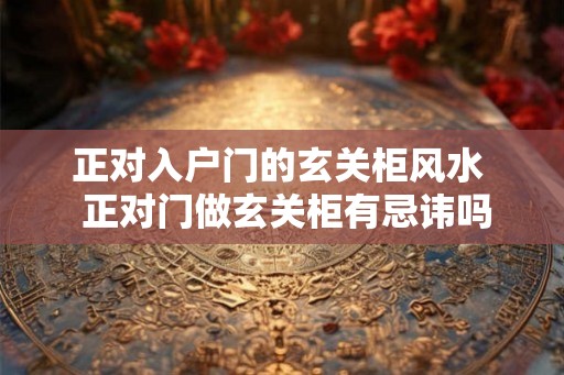 正对入户门的玄关柜风水  正对门做玄关柜有忌讳吗