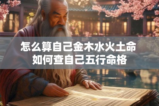 怎么算自己金木水火土命 如何查自己五行命格 怎么算自己金木水火土命 如何查自己五行命格