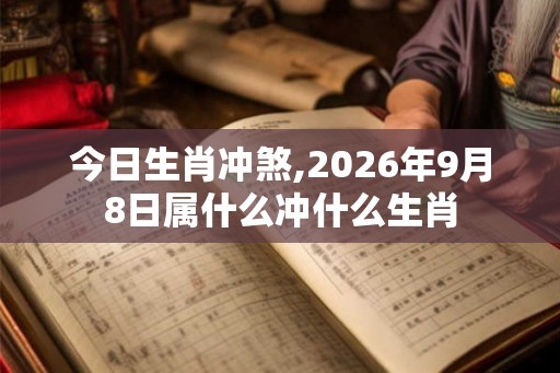 今日生肖冲煞,2026年9月8日属什么冲什么生肖