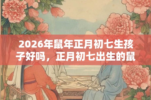 2026年鼠年正月初七生孩子好吗，正月初七出生的鼠宝宝命运
