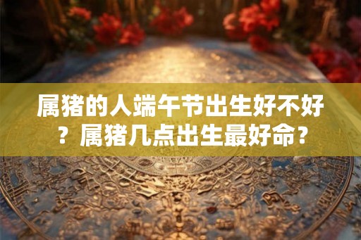 属猪的人端午节出生好不好?属猪几点出生最好命? 属猪的人端午节出生好不好?属猪几点出生最好命?