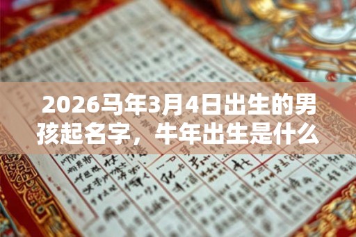 2026马年3月4日出生的男孩起名字,牛年出生是什么命? 2026马年3月4日出生的男孩起名字,牛年出生是什么命?