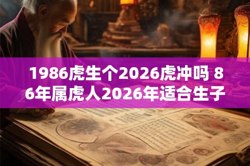 1986虎生个2026虎冲吗 86年属虎人2026年适合生子吗