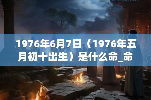 1976年6月7日（1976年五月初十出生）是什么命_命运如何