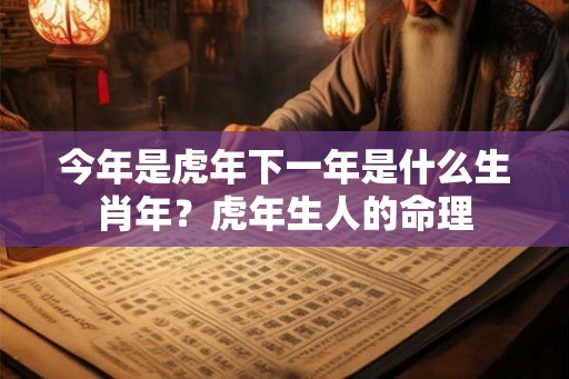今年是虎年下一年是什么生肖年？虎年生人的命理