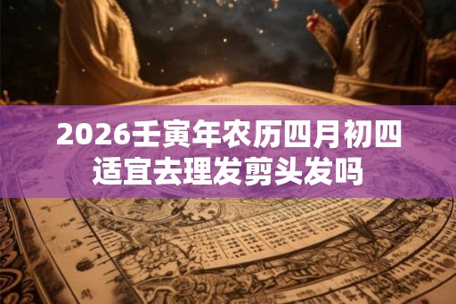 2026壬寅年农历四月初四适宜去理发剪头发吗