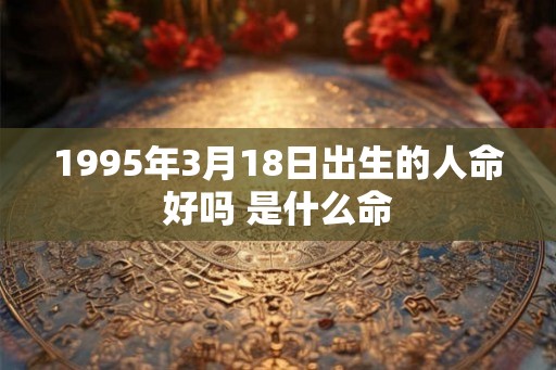 1995年3月18日出生的人命好吗 是什么命