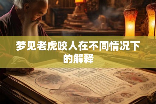梦见老虎咬人在不同情况下的解释 梦见老虎咬人在不同情况下的解释