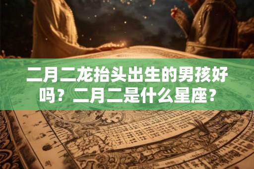 二月二龙抬头出生的男孩好吗？二月二是什么星座？