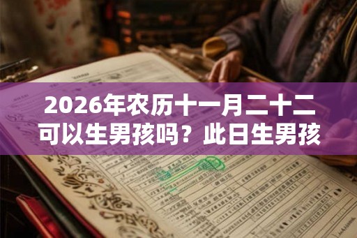 2026年农历十一月二十二可以生男孩吗？此日生男孩好命吗？