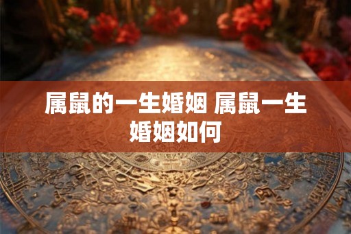 属鼠的一生婚姻 属鼠一生婚姻如何 属鼠的一生婚姻 属鼠一生婚姻如何