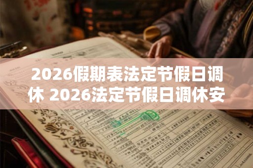2026假期表法定节假日调休 2026法定节假日调休安排