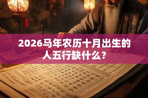 2026马年农历十月出生的人五行缺什么？