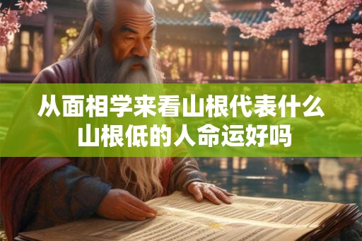 从面相学来看山根代表什么 山根低的人命运好吗