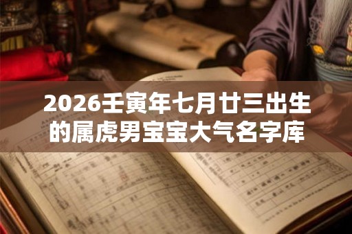 2026壬寅年七月廿三出生的属虎男宝宝大气名字库