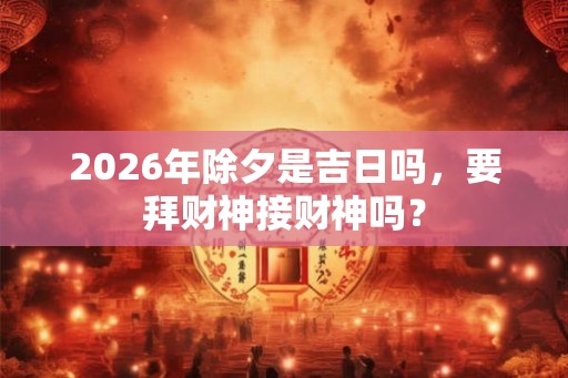 2026年除夕是吉日吗，要拜财神接财神吗？