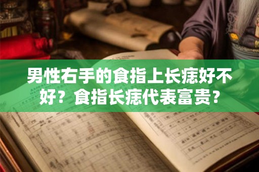 男性右手的食指上长痣好不好？食指长痣代表富贵？