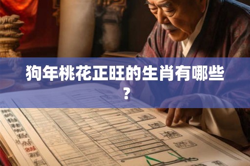 狗年桃花正旺的生肖有哪些？