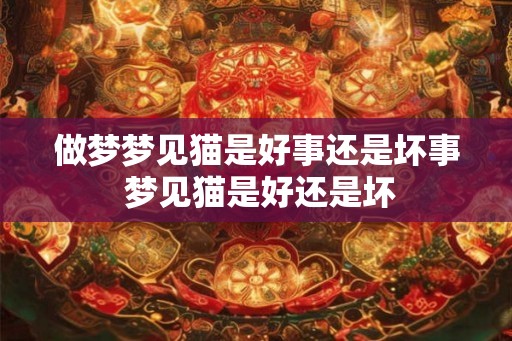 做梦梦见猫是好事还是坏事 梦见猫是好还是坏