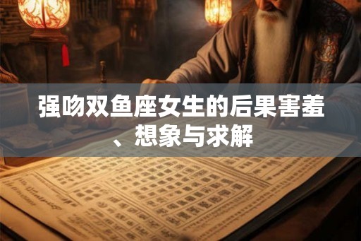 强吻双鱼座女生的后果害羞、想象与求解
