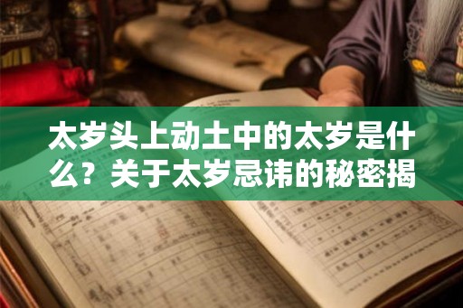 太岁头上动土中的太岁是什么？关于太岁忌讳的秘密揭示