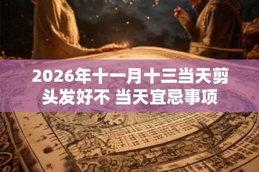 2026年十一月十三当天剪头发好不 当天宜忌事项 2026年十一月十三当天剪头发好不 当天宜忌事项