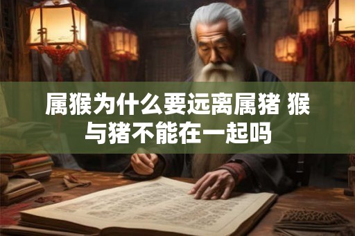 属猴为什么要远离属猪 猴与猪不能在一起吗